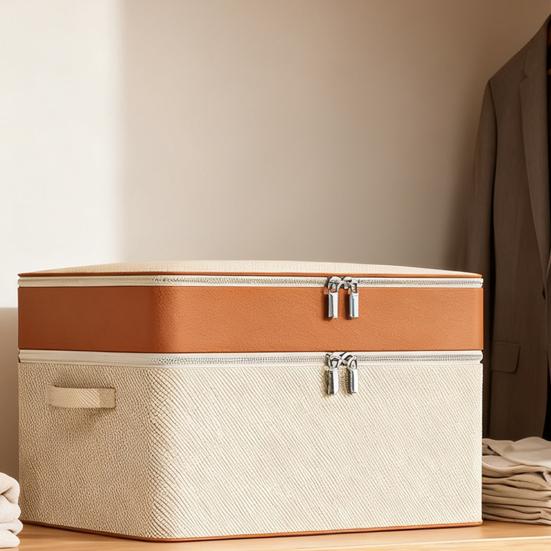 Úložný box Dvouvrstvý design Velká kapacita Všestranný Úložný kontejner do šatníku Organizér do skříně