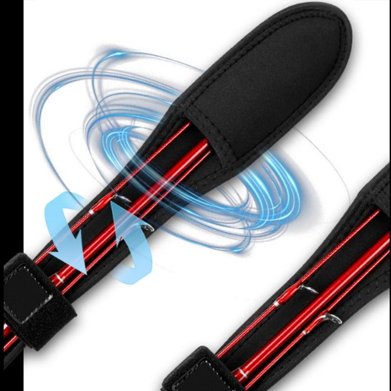 Fishing Sleeves Belt Rod Protector Adjustable Rod Cover Protector Fishing Rod Socks Carrying Strap Easy to Carry