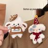 Cute Retro Plush Doll: Versatile Brooch, Hair Clip & Hanging Ornament Accessory