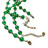 Emperor Green Jade Green Natural Green Agate Green Chalcedony Necklace Clavicle Chain Gypsy Necklace Atmosphere