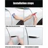 2PCS Car Side Door Body Fender Stickers Knife Badge For Volkswagen Golf 6 7 Passat Jetta B6 Touran MK5 Sticker SYSYZB-VWJD7