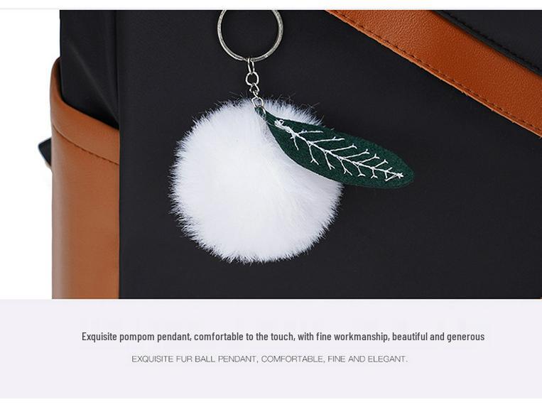 Women's Color Block Anti-Theft Backpack - Large Capacity, Casual & Commuting