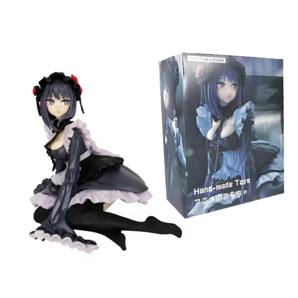 2 Kinds My Dress-Up Darling Anime Figure Black Maid Outfit Kitagawa Marin Action Figure Shizuku Kuroe Figurine Collection Models