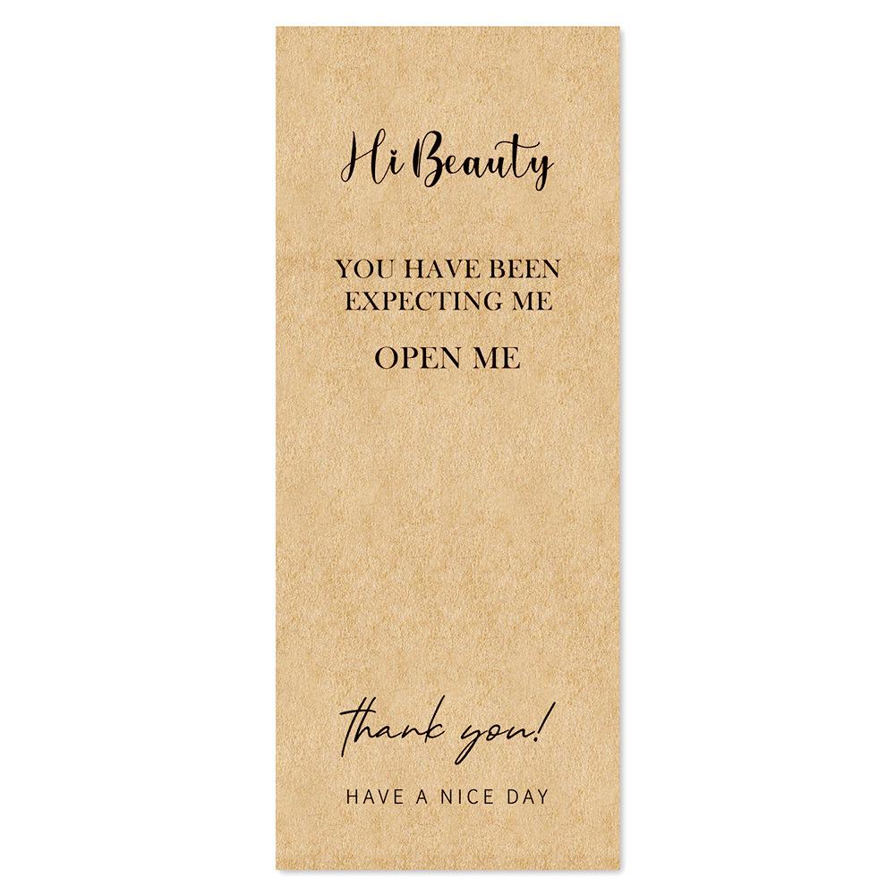 50 White Thank You Stickers - Gift Box Sealing & Packaging Labels for Takeout
