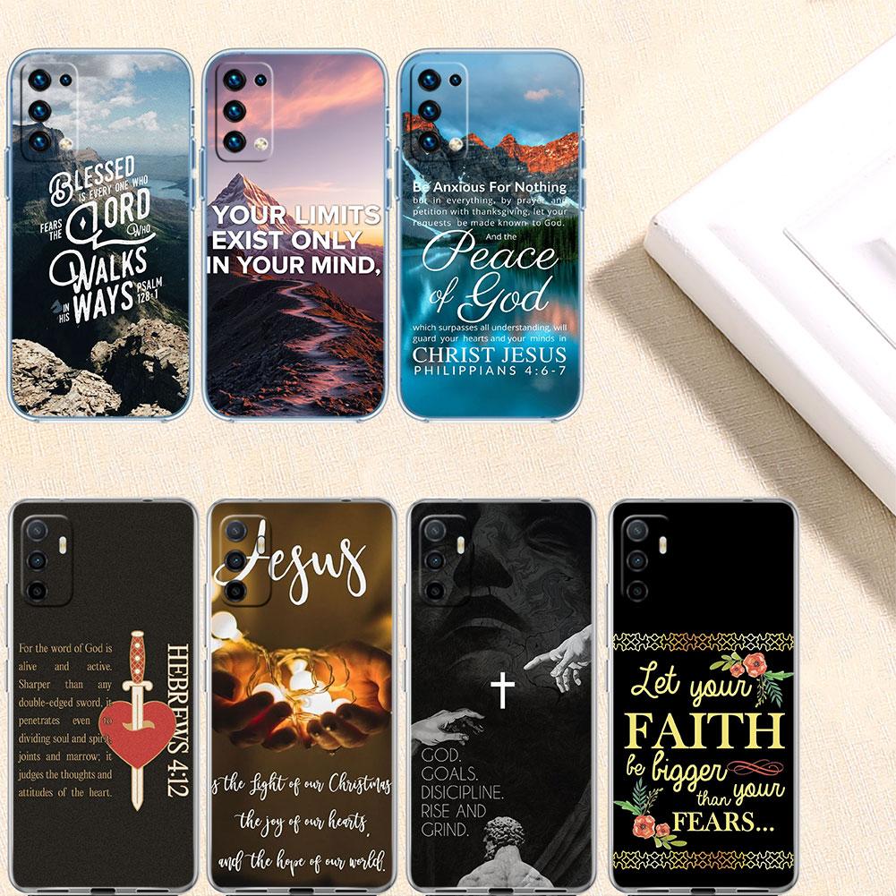 Bible Verse Jesus Christ Case for Motorola G10 G20 G30 G31 G32 G34 G35 G41 G42 G50 G51 G52 G55 G60 G60S G62 G71 G72 G75