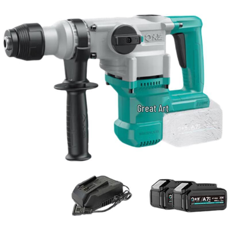 

DAYI 20V Cordless Rotary Hammer Drill & Slotting Machine CN plug (adapter included)