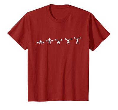 Evolution of Snatch | Sport Tier Powerlifting Weightlifting T-Shirt