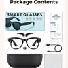 8MP Kamera Smart Glasses mit Video-, Audioaufnahme, KI-Übersetzung, Bluetooth-Kopfhörern, Objekterkennung