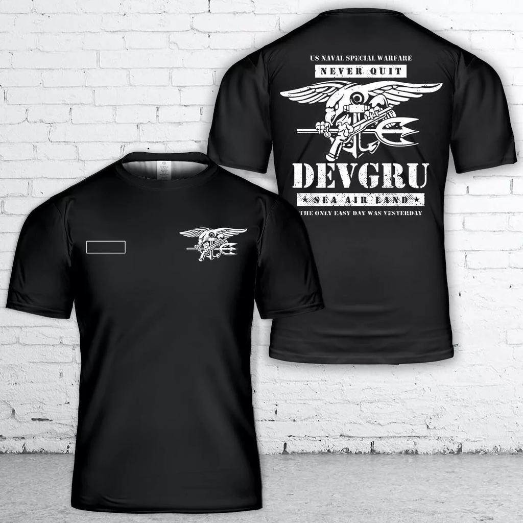 Men's Women Naval SEAL Team Three DEVGRU Coronado US Special Military Force TShirt Summer Cotton Short Sleeve Tee Streetwear Top