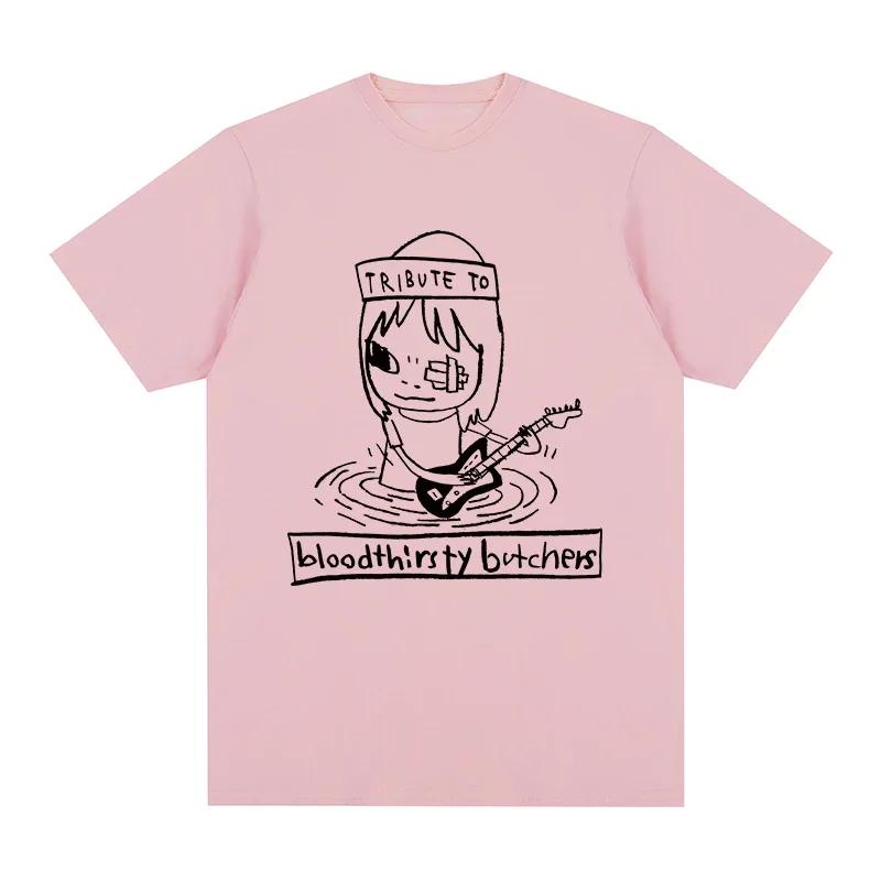 Yoshitomo Nara rock guitar tshirt Cotton Unisex T shirt New TEE TSHIRT Unisexs tops