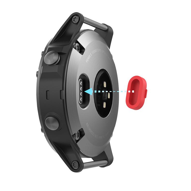 Prachotěsný ochranný kryt nabíjecího portu pro Garmin Fenix ​​8 7 7S 7X 6 6X 5 5S 5X Forerunner 970 965 955 570 265 255 Instinct E