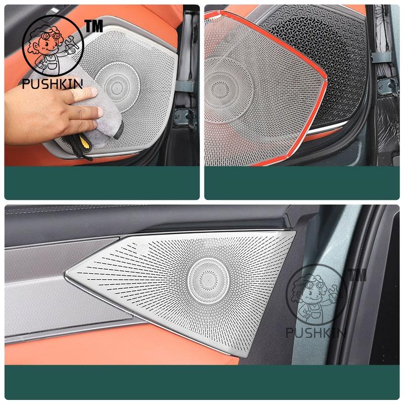 For BYD Sealion 8 Tang L 2025 2026 Car Interior Audio Speaker Horn Cover Trim Door Loudspeaker Cover Trim Accessories
