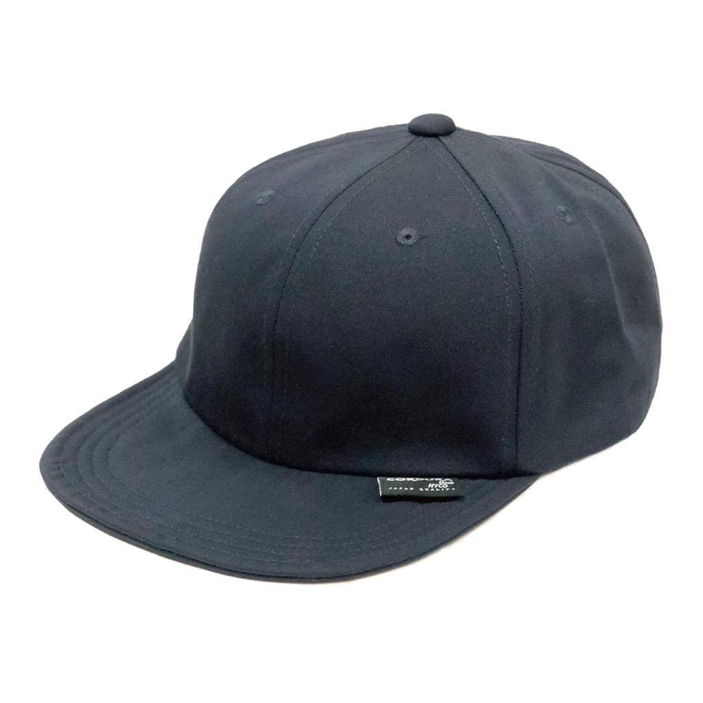 Basic Ench Cordura NYCO Flat Made with Japanese Cordura Fabric and Back Mod Coat One Size Fits and Cap, Satin, Hat, Cap, All, Black, Men's Women's