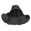 Welding Hood Flame Retardant Cotton Welding Cover with Neck Shoulder Drape Full Head Neck Protection for Men Women Gray