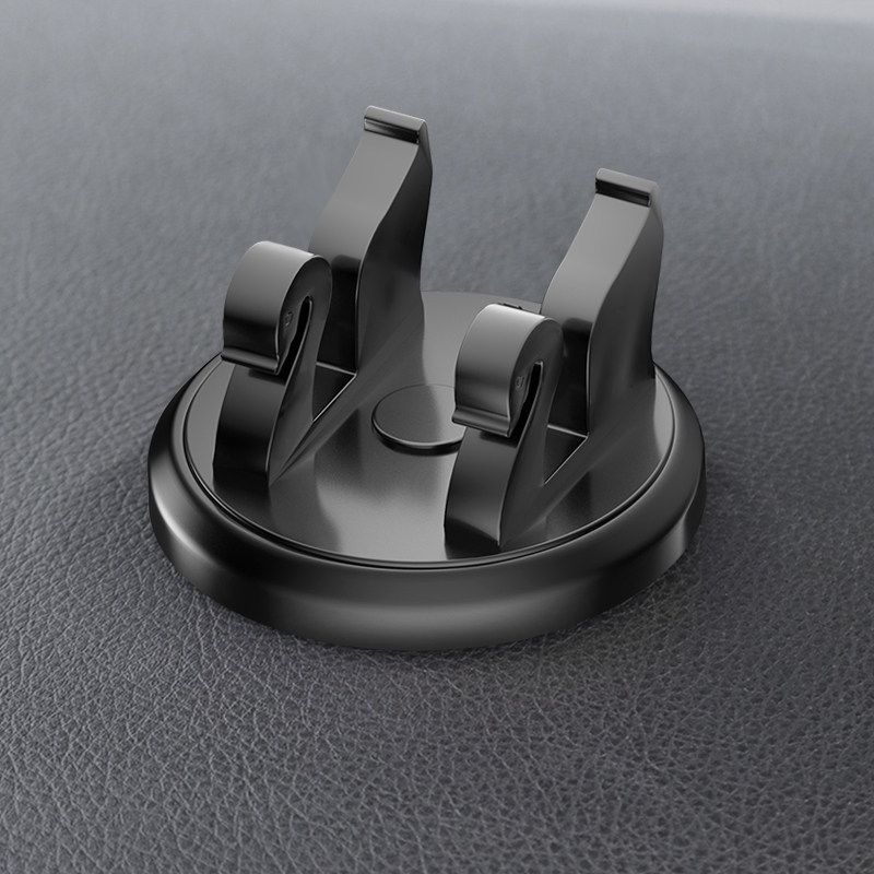 Mobile Phone Car Mount for Dashboard, Rotatable High-C-Level Navigation Support Stand, Creative and Cute Car Holder [Black]-Rotating Mobile Phone Holder