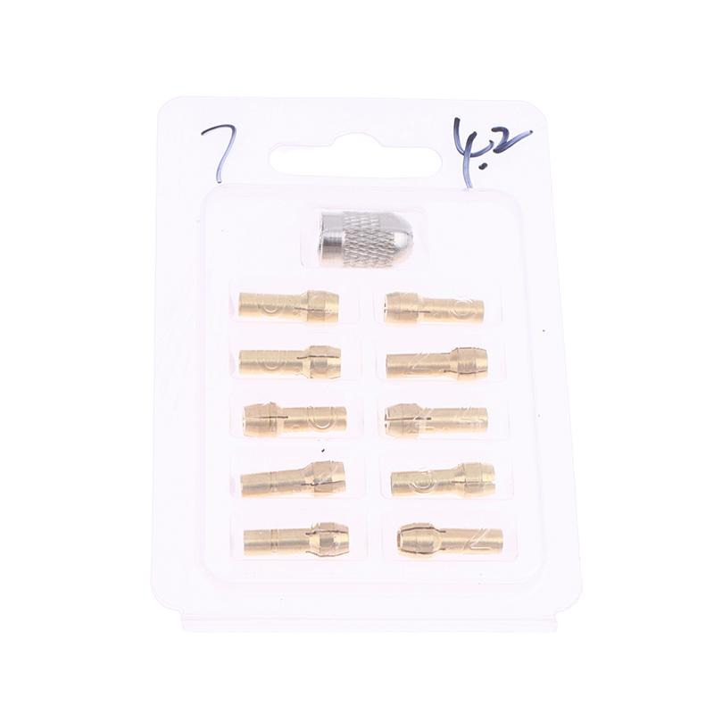 1Set Drill Chucks Adapter Mini Drill Chucks For Dremel Chuck Adapter Micro Collet Brass For Power Rotary Tool