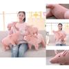 Cute Pink Pig Plush Toy Soft Animal Sleeping Pillow 25/40/60cm Comfortable Size
