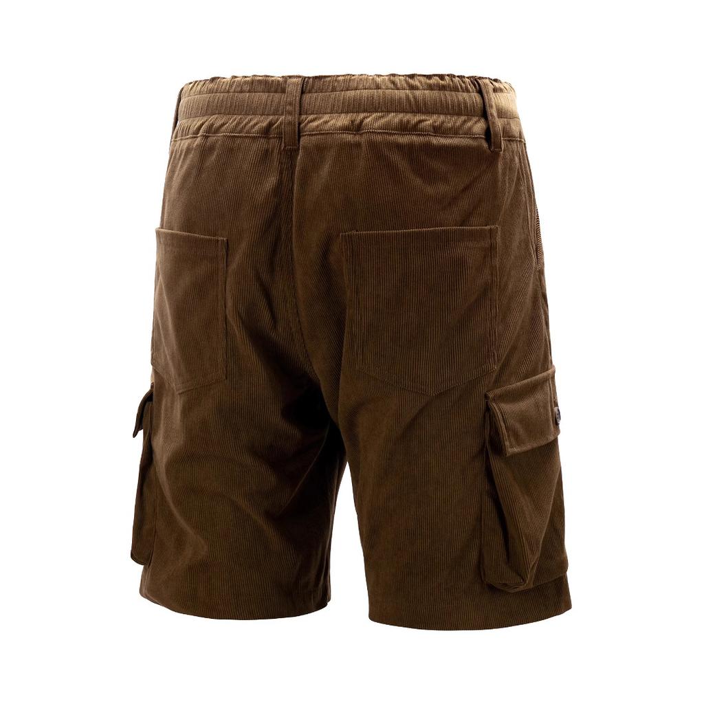 Vintage Cargo Shorts Men's Summer Trendy Retro Corduroy Short Pants Men's Casual Solid Color Shorts Sports Breathable Sweatpants