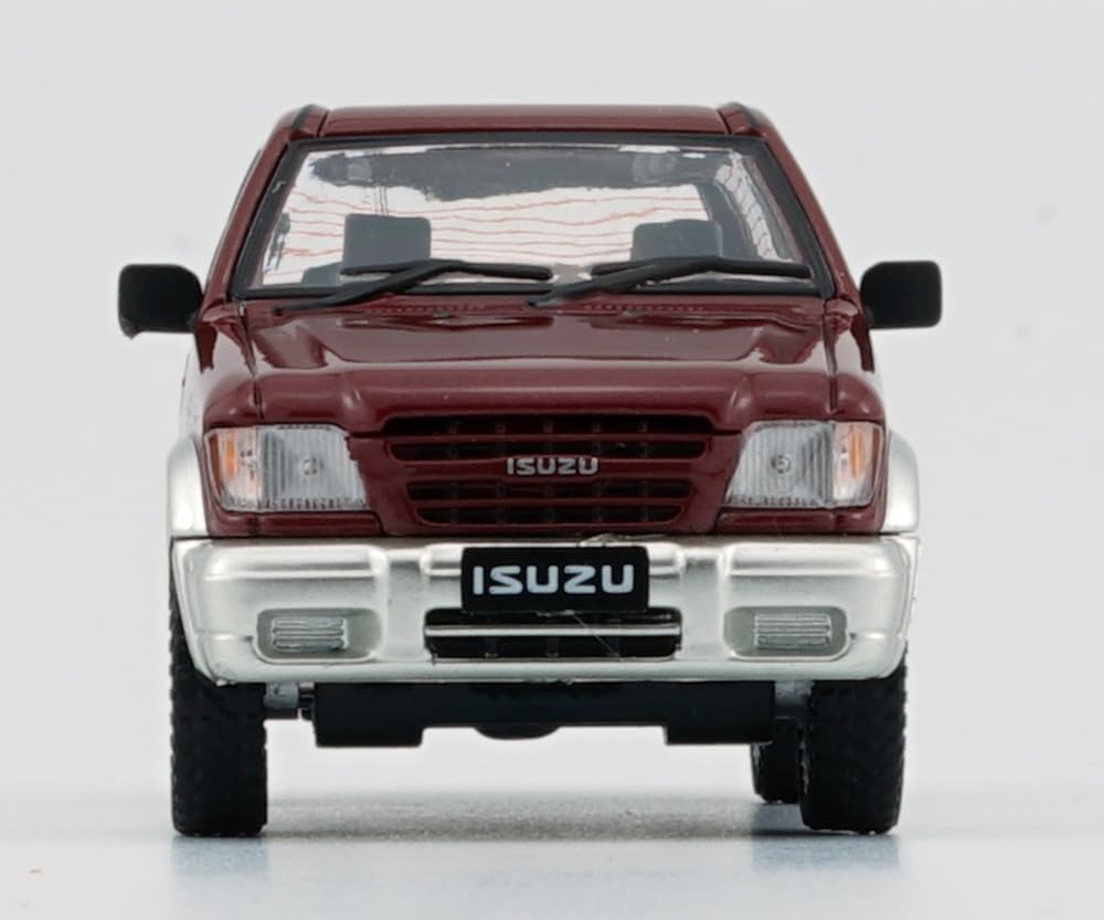 BM CREATIONS Scale Isuzu Bighorn Dark Red RHD Finished Product 1/64 1998-2002