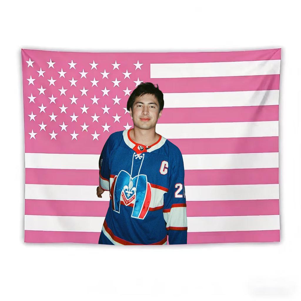 Heißer Rivalität SShane Hockey Humorvolles Wandteppich-Flagge Bar Restaurant Schlafzimmer Party Wanddekoration