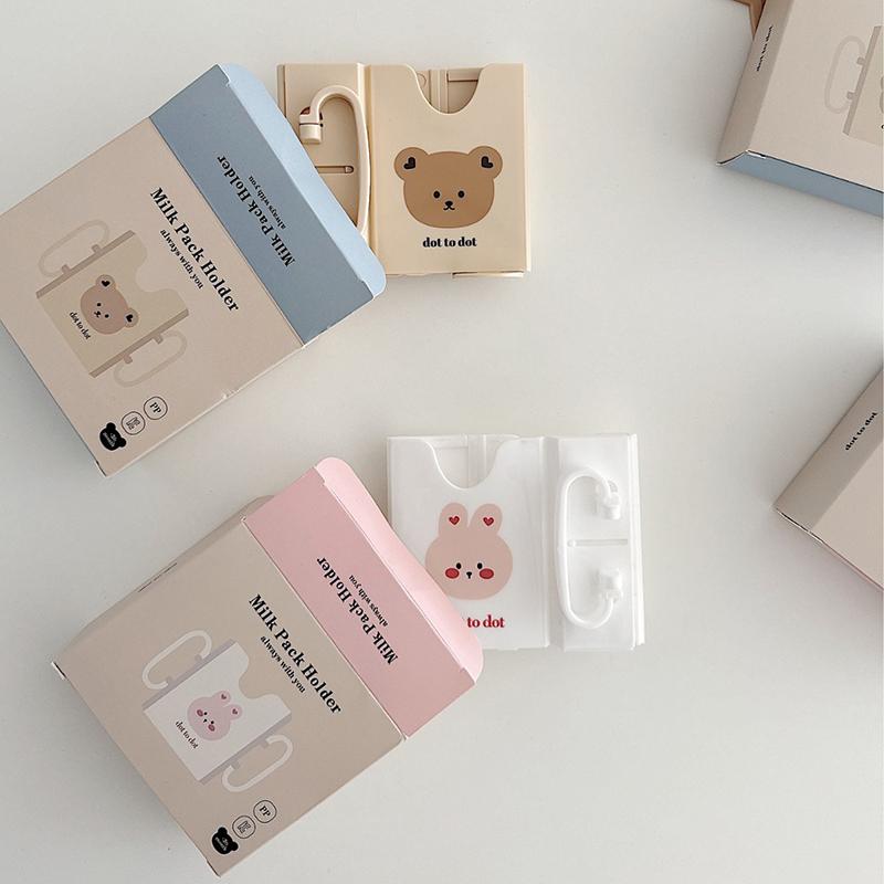 Držák na mléko z kartonu, nastavitelný plastový držák na džus pro batolata, pití s protiskluzovou úpravou, nastavitelný držák na mléko