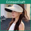 Outdoor Summer Sun Hat With Large Brim For Women Uv Protection And Face Slimming Effect