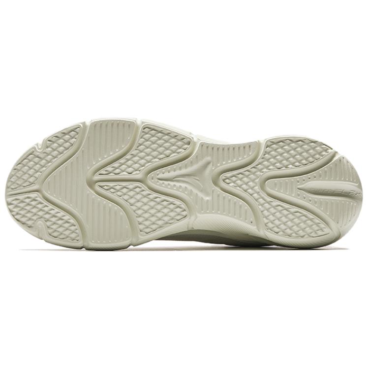 Anta Cushioning Breathable Coverage Low top Casual Running Shoes Men's Coarse Heather Gray Sneakers 912527751-4