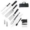 Complete Set of Barbecue Tools Stainless Steel Outdoor Camping Tote Bag BBQ Set Combined Grill Set