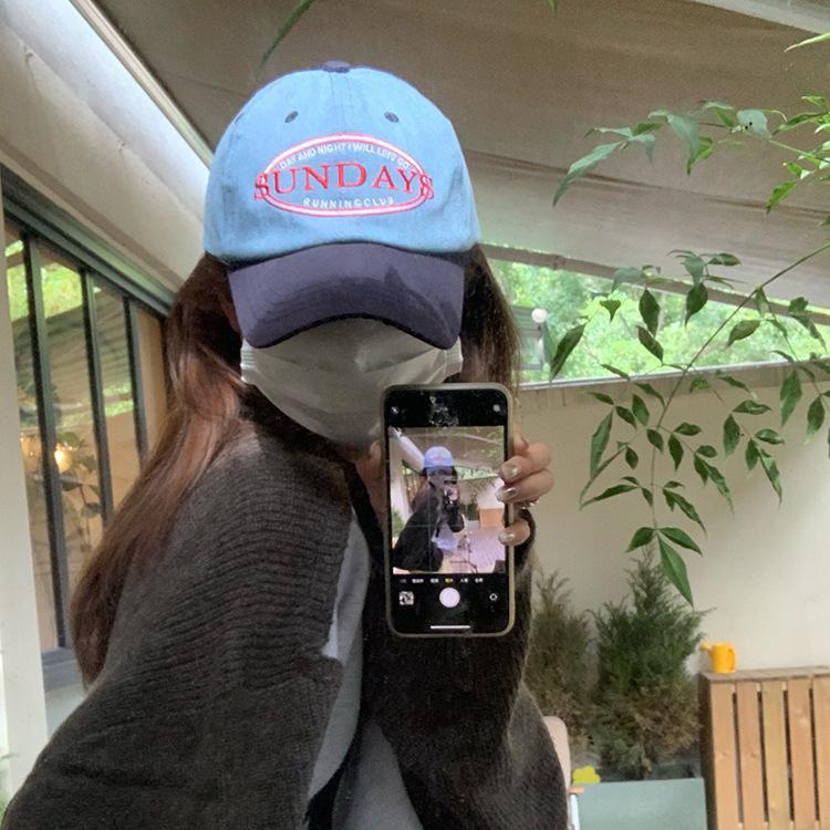 Baseball Hat for Women's Fashionable and Versatile Big Head Circumference Baseball Hat Trendy and Small Face