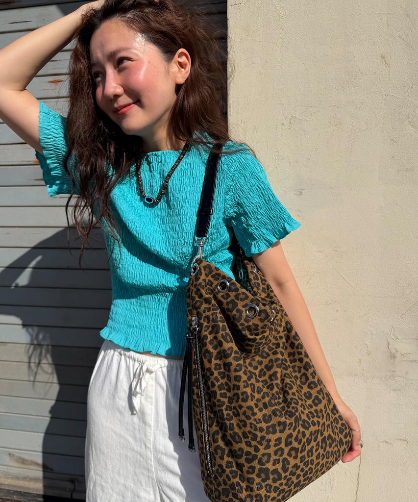 Other Tempo Eyelet Shopper_Leopard