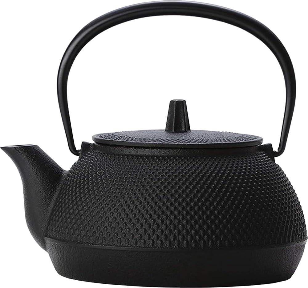 Iwachu Iron Kettle Black Print 0.65L Induction Safe Japan Gift Kitchen