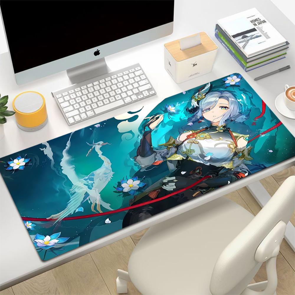 Genshin Impact Mouse Pad Furina Gamer Mousepads Gaming Mousepad Keyboard Mat Large Mouse Pads Big Computer Anime XXL Desk Mats