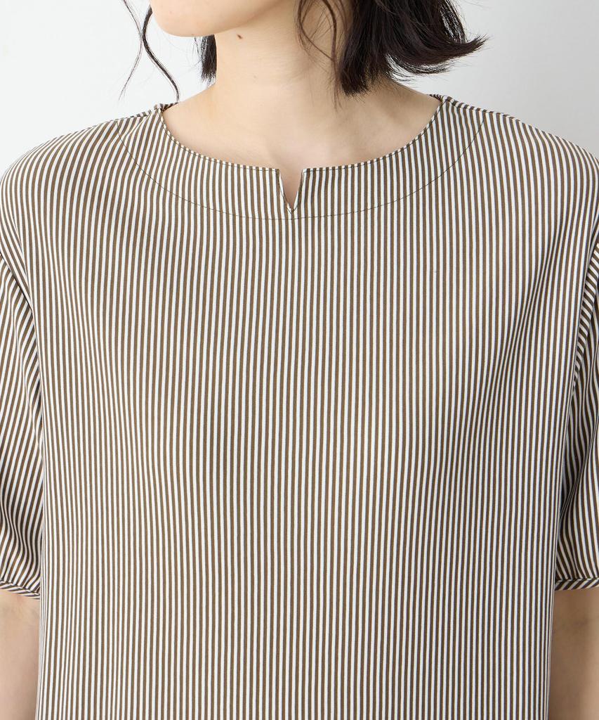 DECOY Tricot Stripe Navy Women's Pullover, 491212,