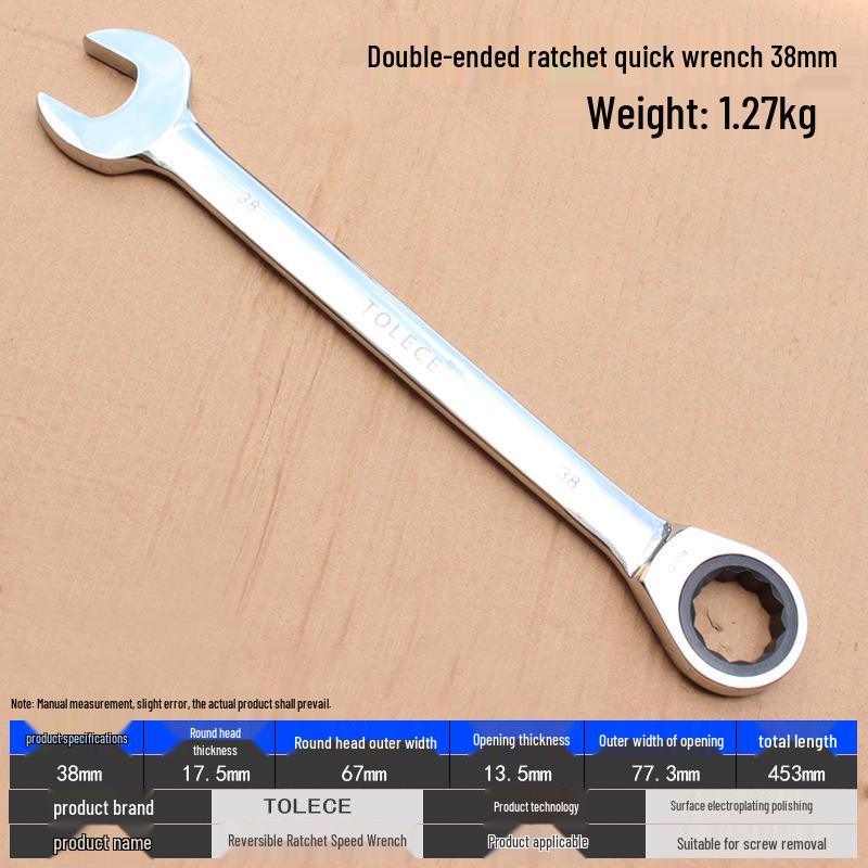 QuickTorx Reversible Ratchet Open-End Wrench