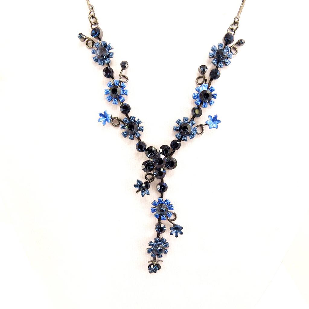 

Les Trésors De Lily [D6289] - Дизайнерское колье Paradis Floral Navy