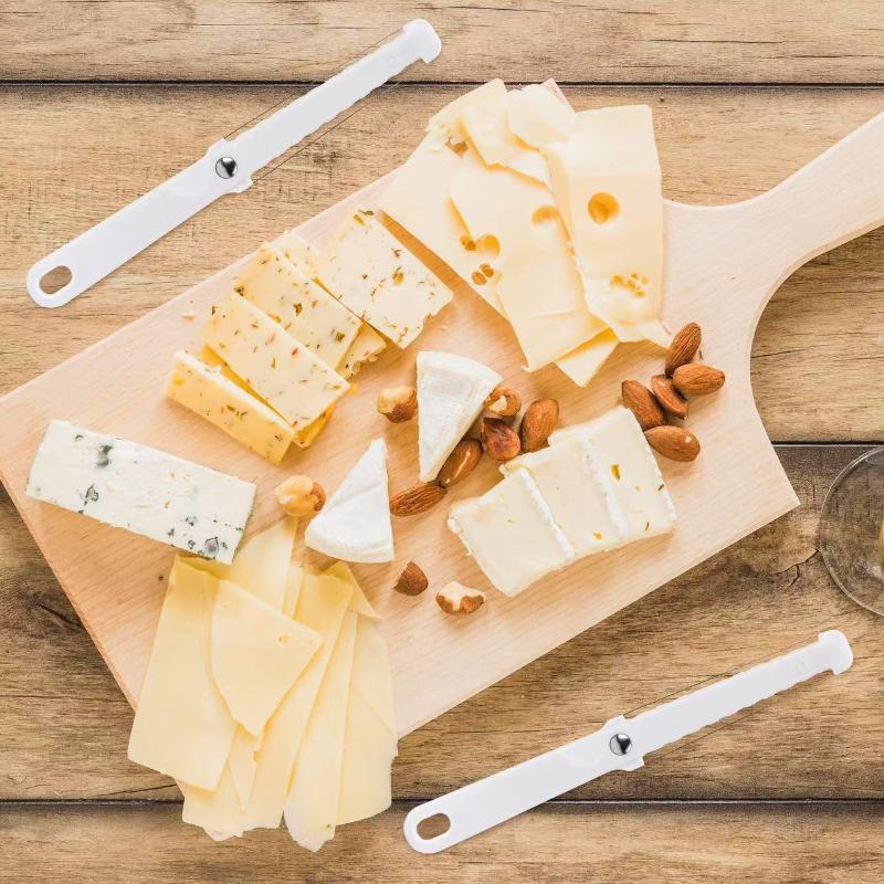 Cheese Butter Slicer Peeler Cutter Tool Wire Thick Hard Soft Handle Plastic Cheese Knife Cooking Baking Tools