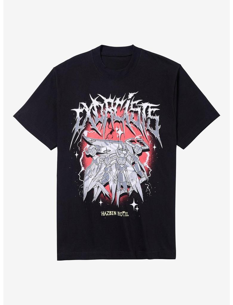 2026 Hazbin Hotel Vox Solo Metal T-Shirt Kann von Männern und Frauen getragen werden mit Reiner Baumwolle Modische Kurzarmhemden