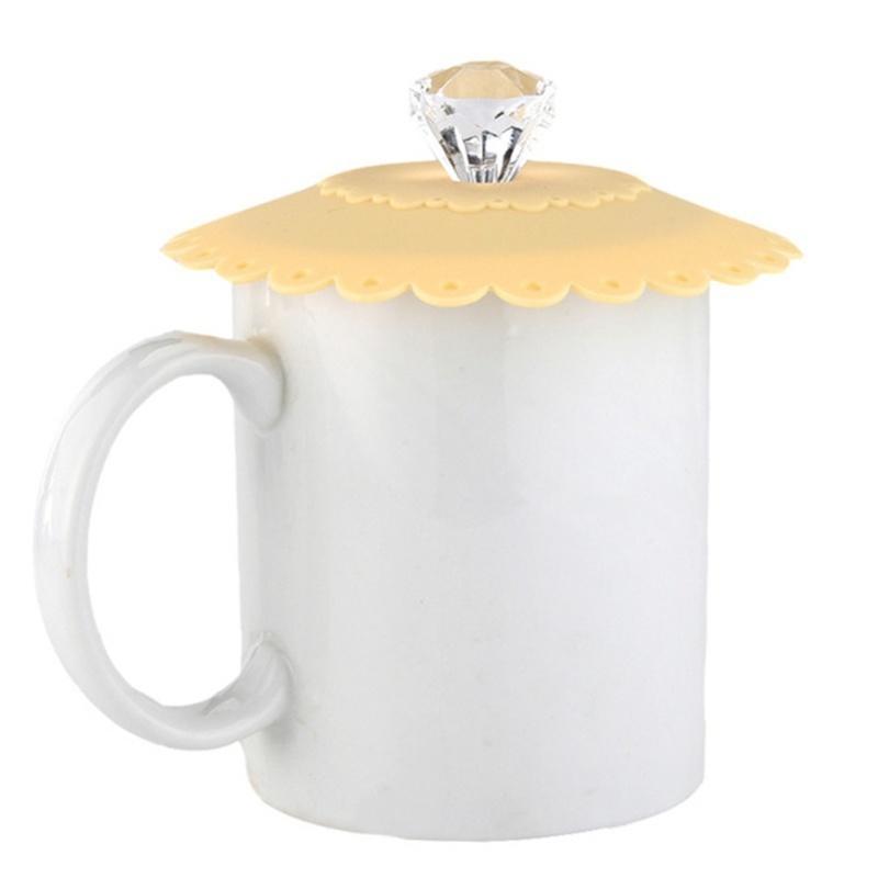 Lace Cup Cover Silicone Lid Bottle Lid Cover Home Office Accessory