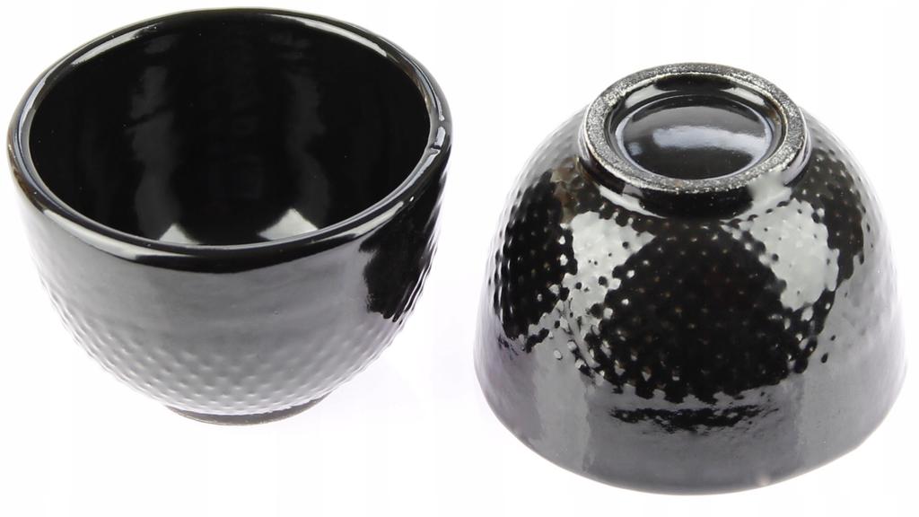 Enamelled Cast Iron Cups 2 Pcs. Cast Iron Tea Set
