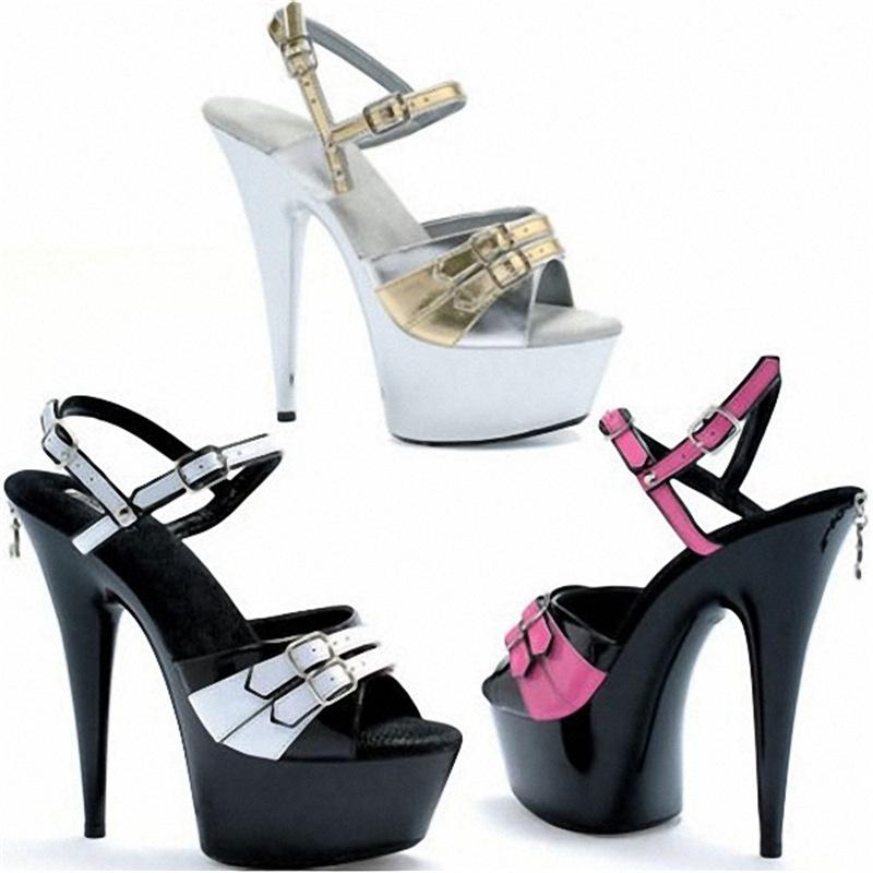 Fashion High Heels 15CM Bridal Wedding Shoes Car Model Display Sandals Versatile Clothing Shoes Women