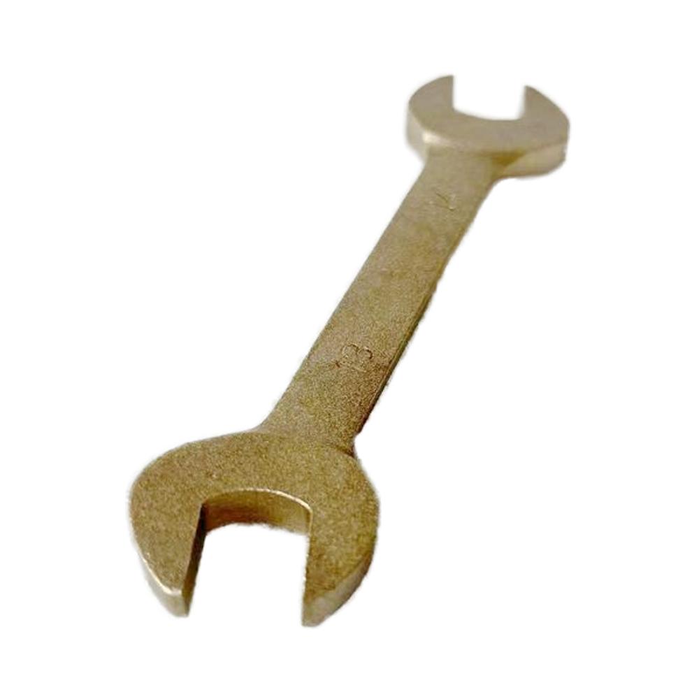 Oak Brand High-Quality Non Sparking Tools Aluminum Bronze Double Open End Wrench 8*9mm Suitable for Various Fields (Natural,Open End Wrench&8*9mm) естественный