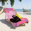 Cartoon B-Barbapapa-S Towel Sports Quick Dry Travel Camping Gear Sandproof Soft Light Large Beach Towel