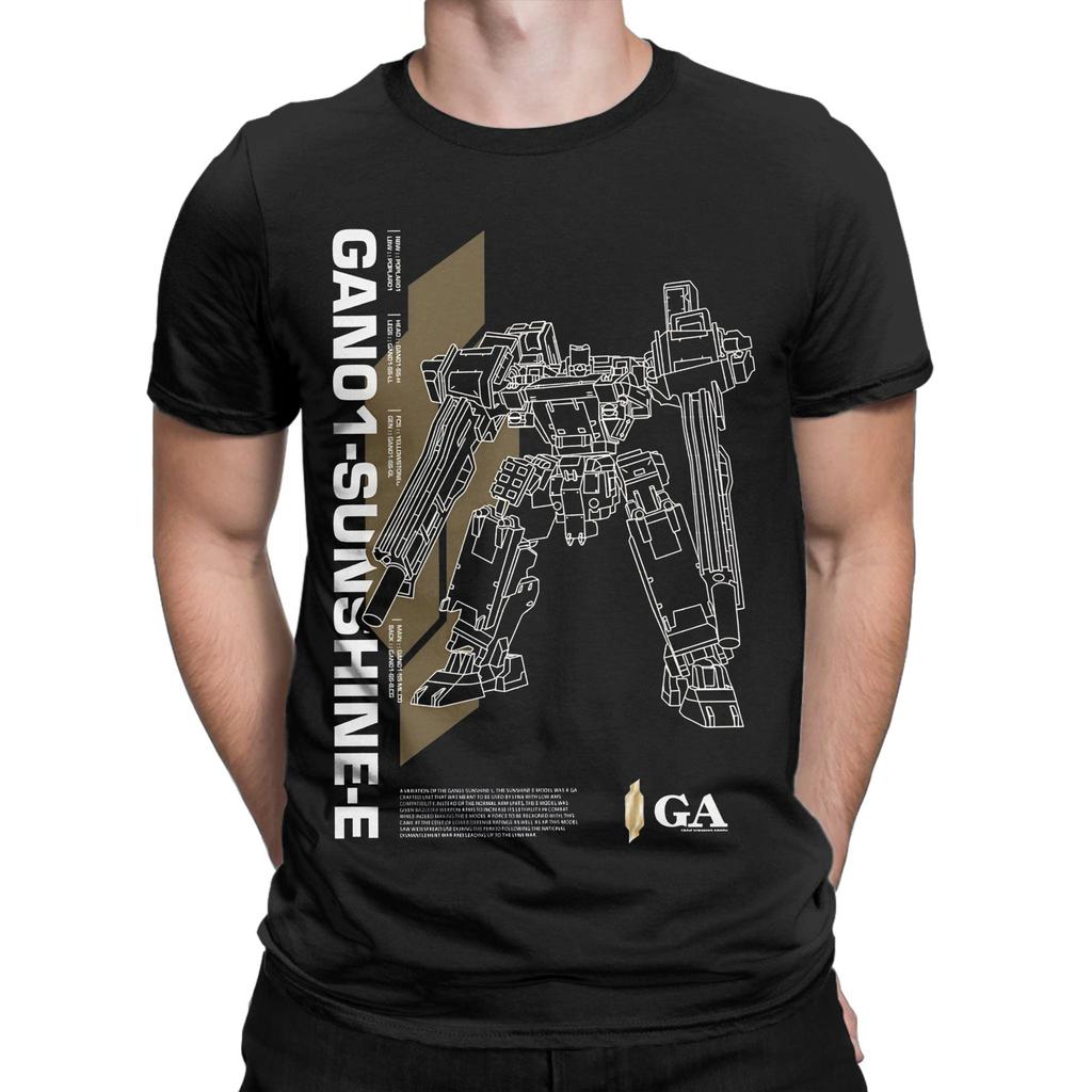 Armored Core Ga America Mech Sonnenschein E Negativ Lustig 100% Baumwolle T-Shirt Armored Core T-Shirts Oberteile Für Unisex