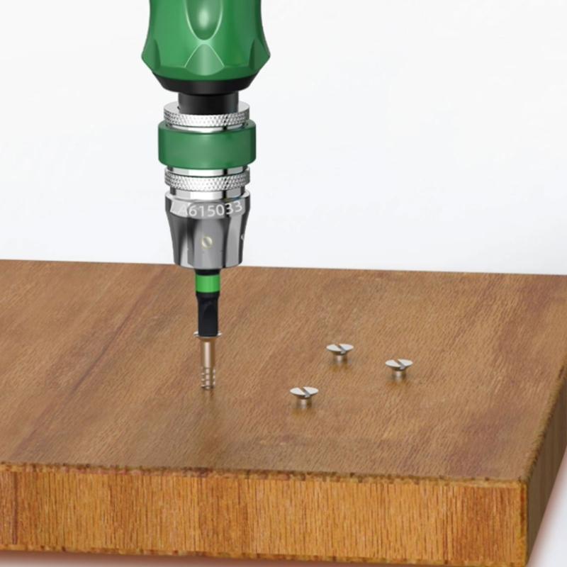 Screwdriver Set 10 In 1 Steel Magnetic Screwdriver Set Household Multifunction Replaceable Head Screwdriver Bits