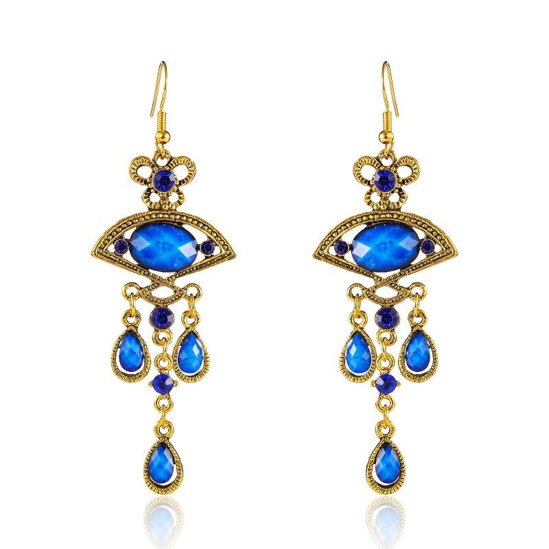cStyle Water Drop Earrings for Women Retro Dangle Earring
