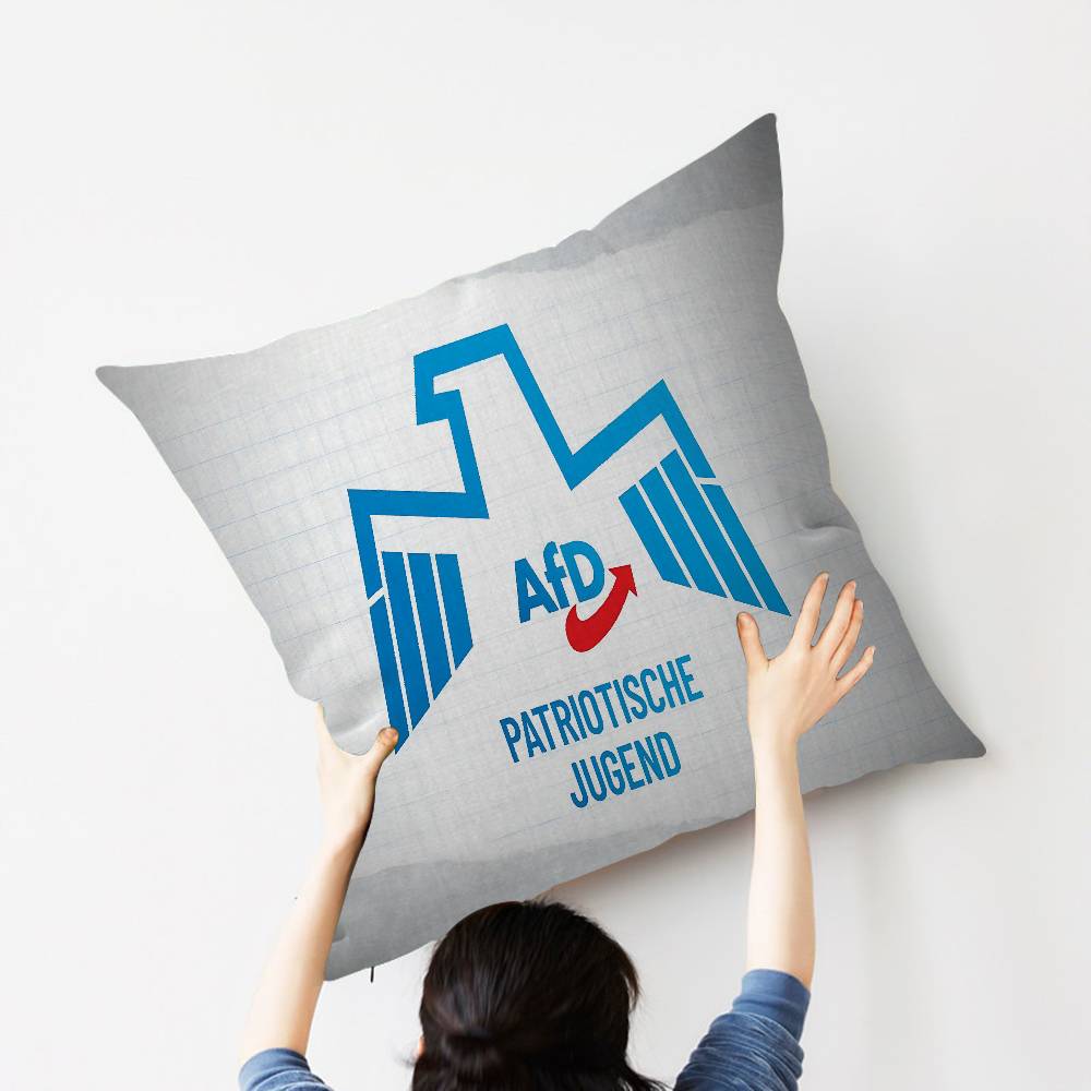 AFD Alternative Ger Germany Flag Pillow Anime Pillow Sofa Bed Head Pillow Cover Cushion Cover 45x45 cm Fashion