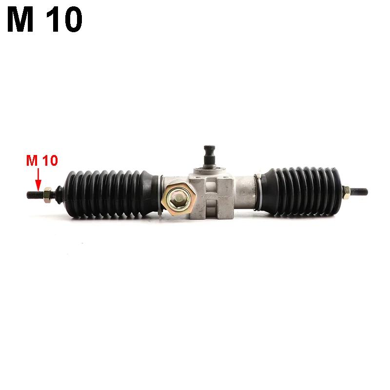 30T 420mm Power Steering Gear Shaft Rack and Pinion Assembly for DIY China Go Kart Dirt Bike Go Kart ATV UTV Bike Parts M10