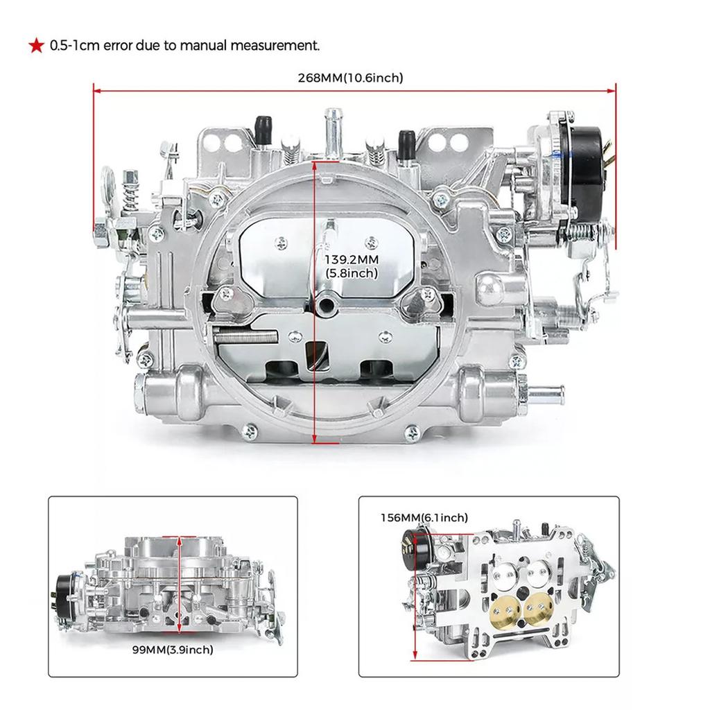 4 Barrel 1913 AVS2 Carburetor 800 CFM Electric Choke