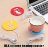 USB Power Suply Tea Coffee Cup Mug Warmer Heating Cup Mat Pad Coasters for Office Xqmg Electric Heating Pads Warming Products