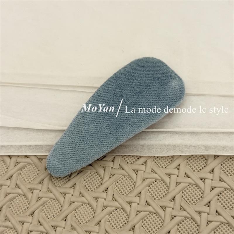Korean Version Retro Minimalist Fabric Hair Clips for Elegant Side-parted Hair, Side-byside Hair Clips, Versatile Hair Accessories